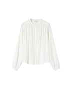 Blouse Droite A Fronces Ivoire Savannah
