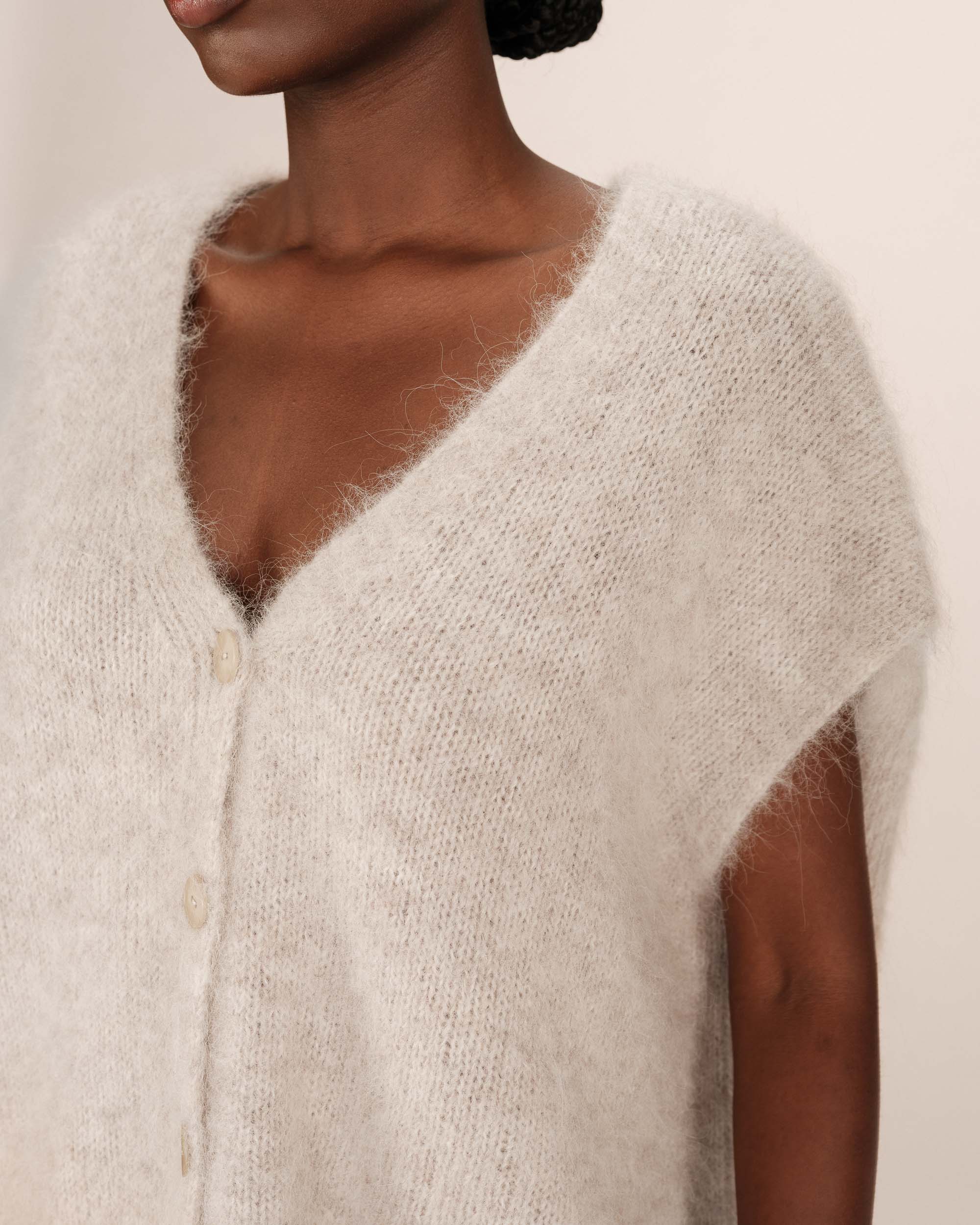 Cardigan Greige Savant