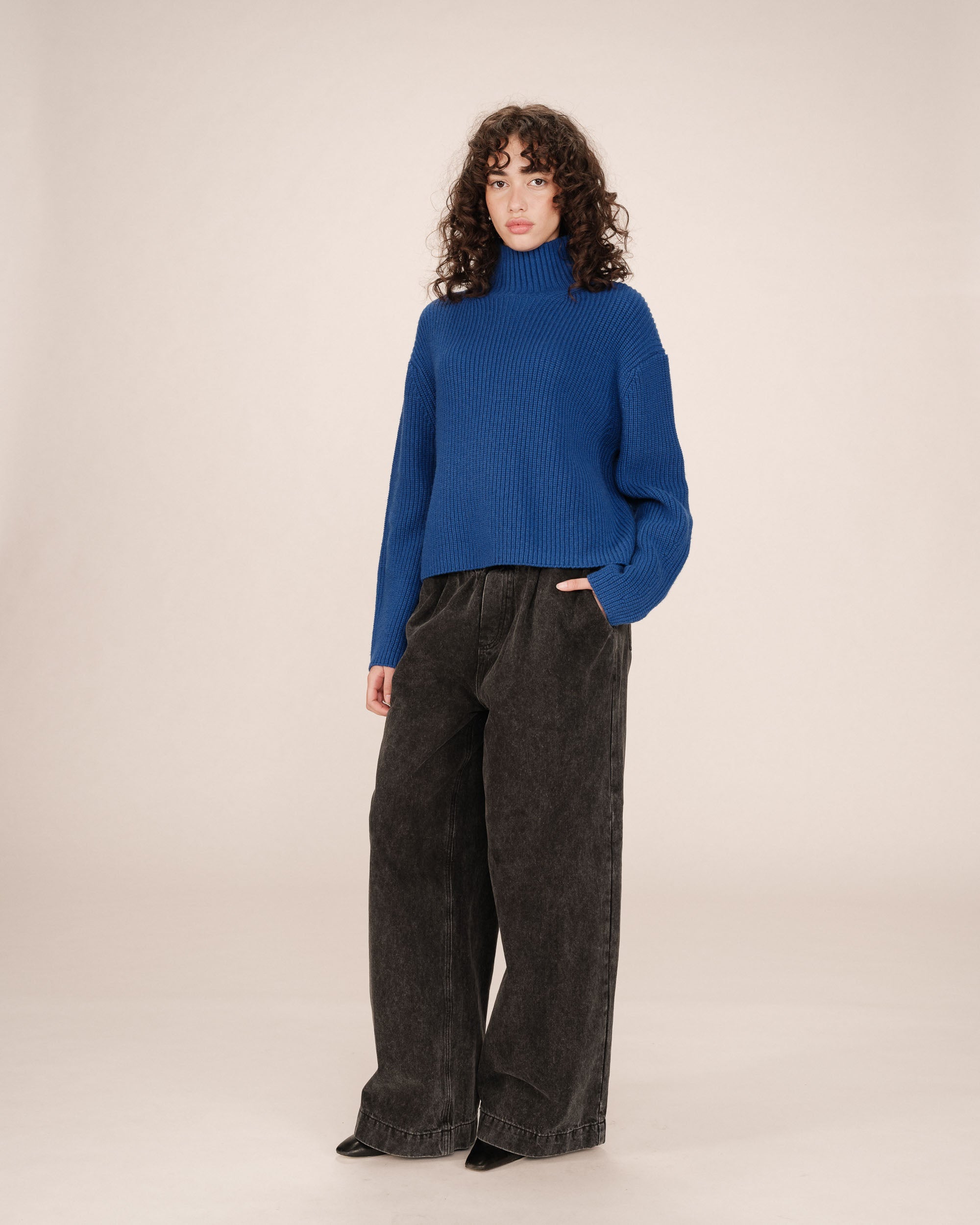 Cobalt Blue Jumper Sagan