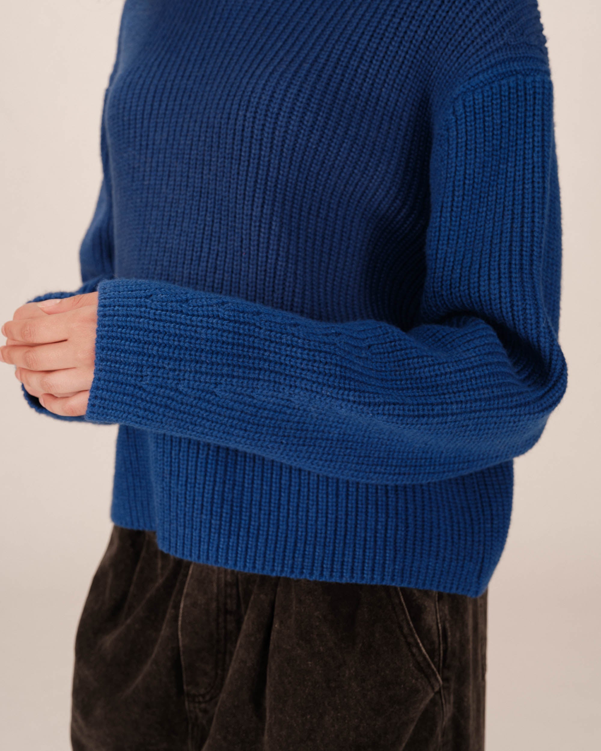 Cobalt Blue Jumper Sagan