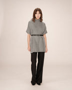 Charcoal Poncho Sweater Season