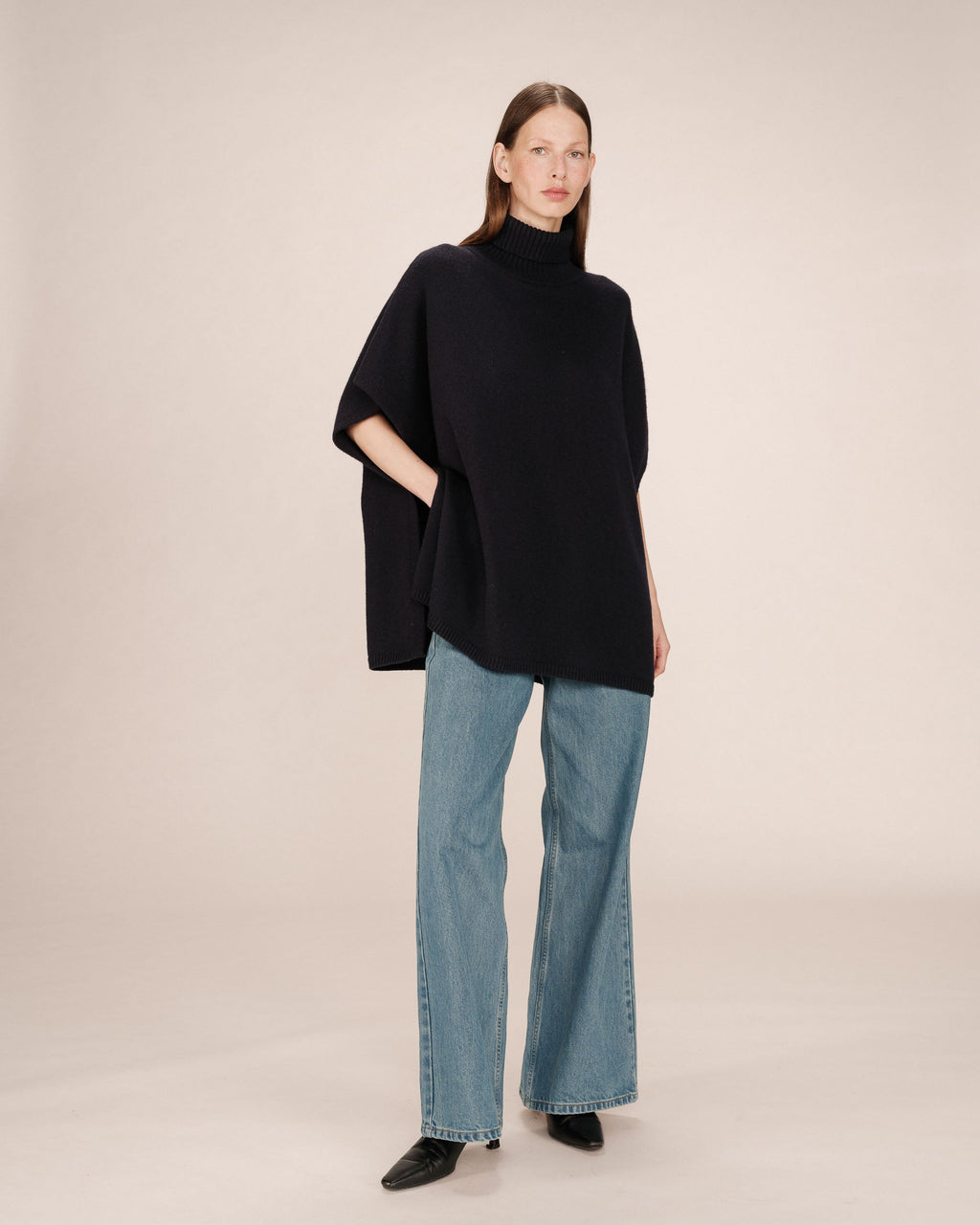 Pull Poncho Marine Saison