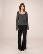 Charcoal Sakura Sweater