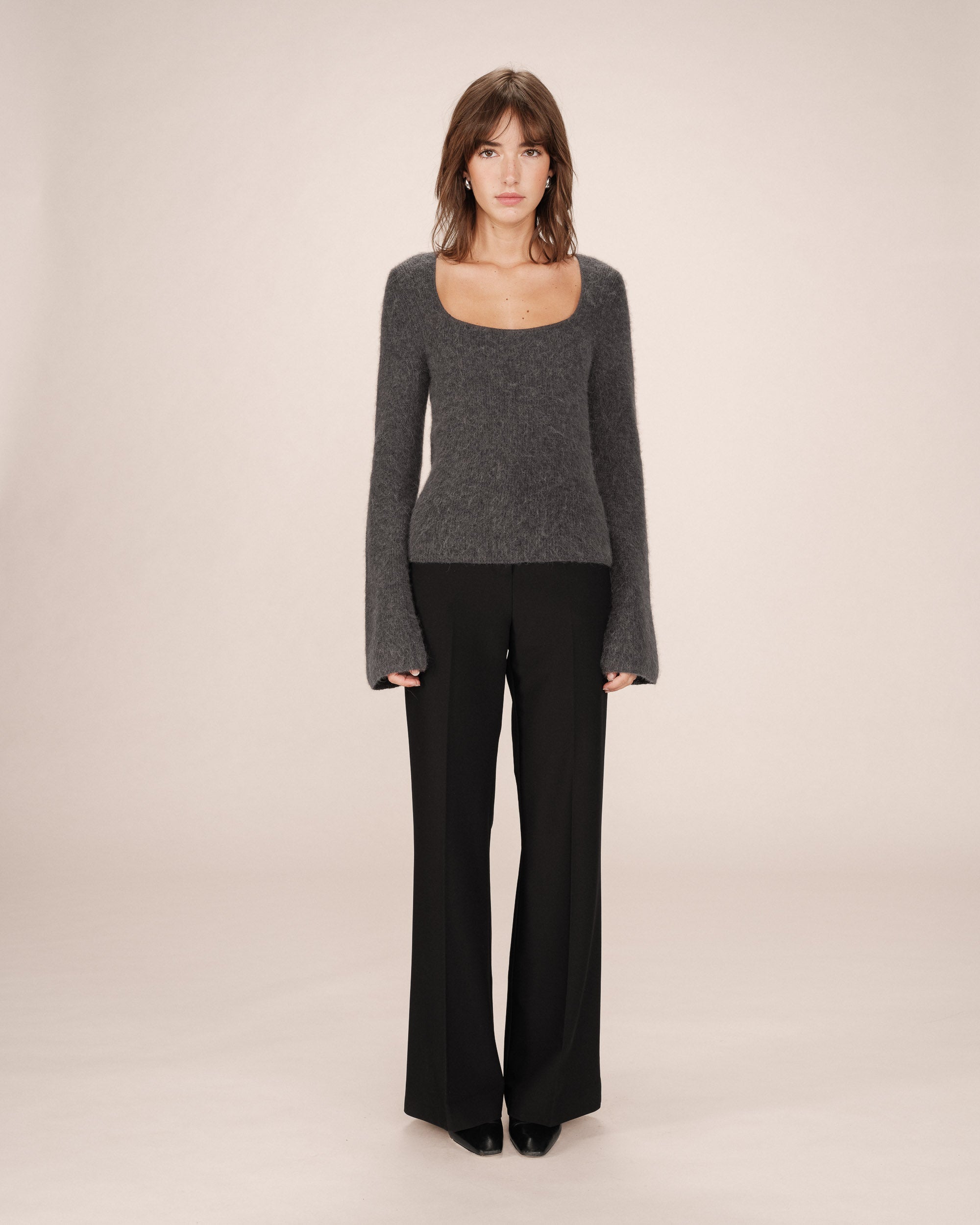 Charcoal Sakura Sweater