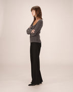 Charcoal Sakura Sweater