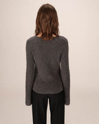 Charcoal Sakura Sweater