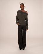 Anthracite Asymmetric Jumper Samantha