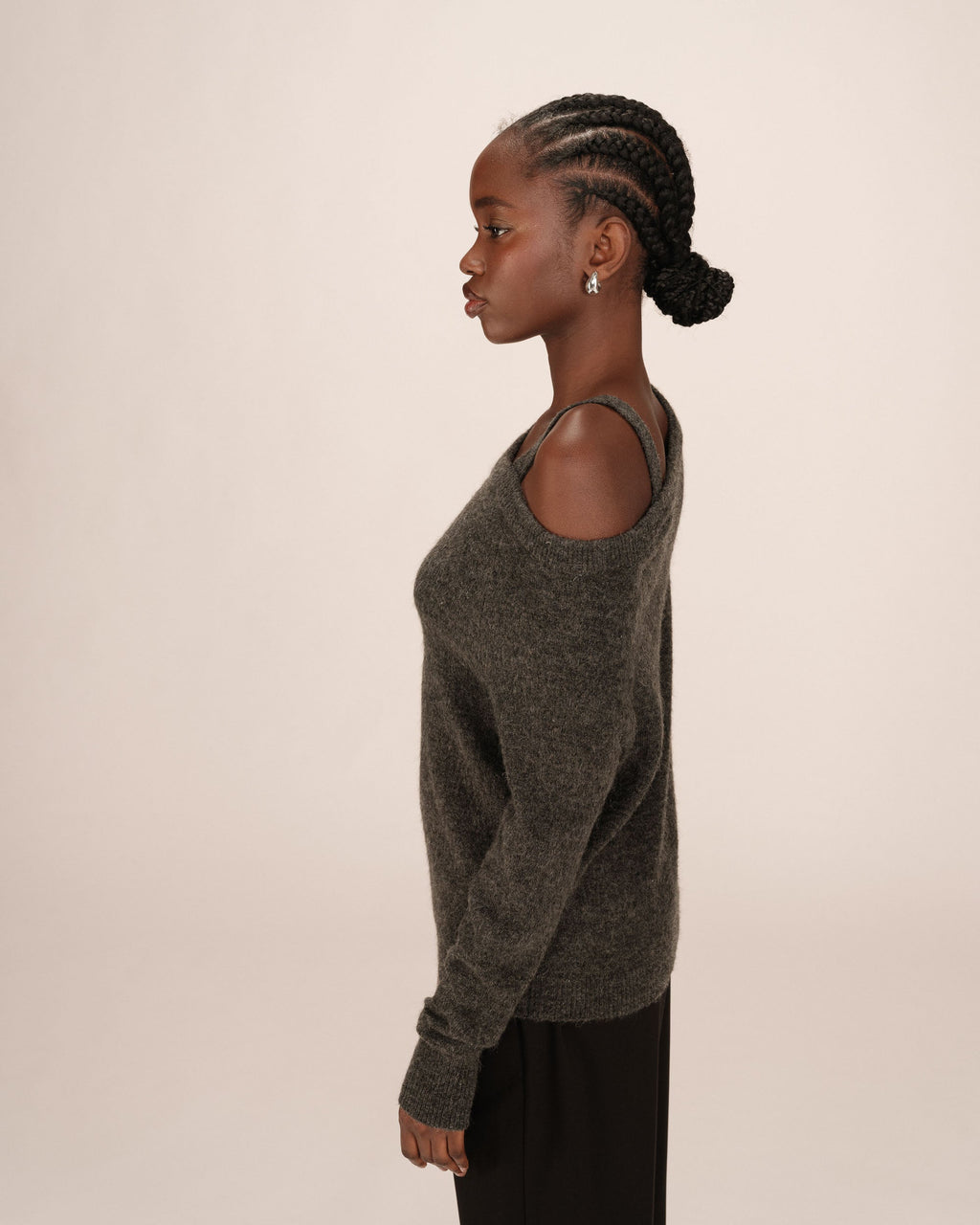 Anthracite Asymmetric Jumper Samantha