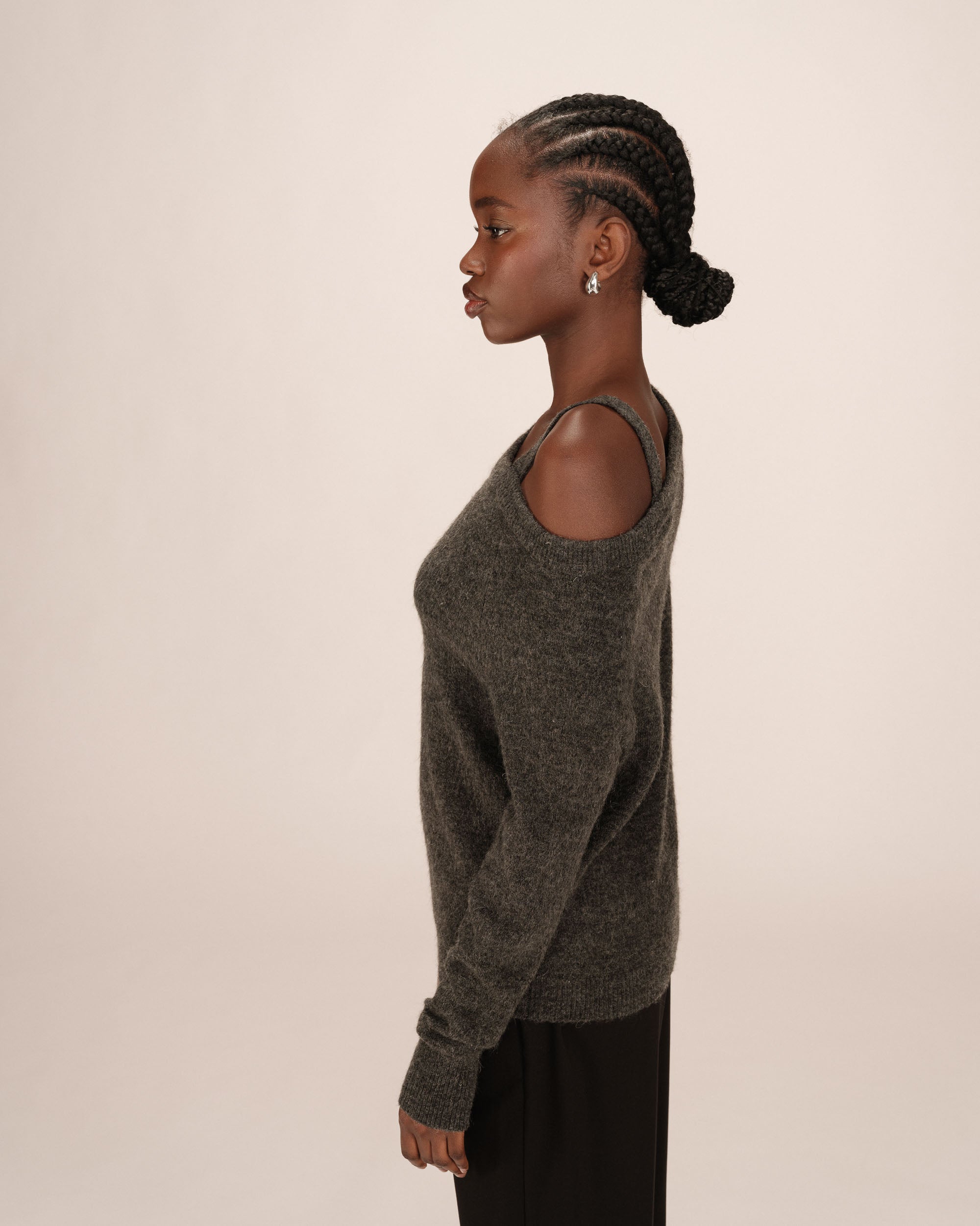 Anthracite Asymmetric Jumper Samantha