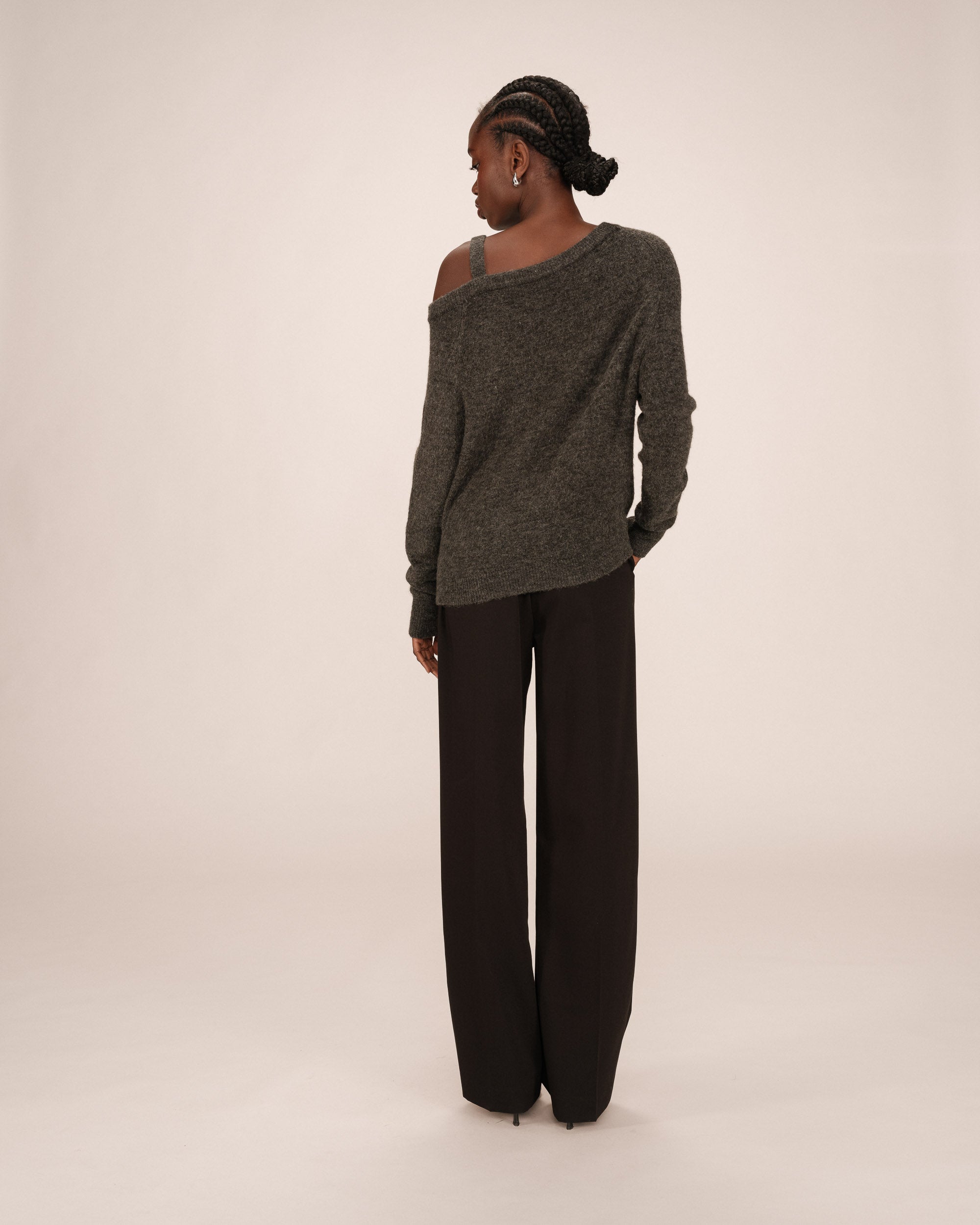 Anthracite Asymmetric Jumper Samantha