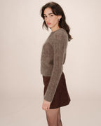Pull Torsade Taupe Sabin
