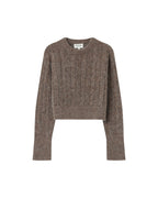 Pull Torsade Taupe Sabin