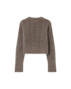 Pull Torsade Taupe Sabin