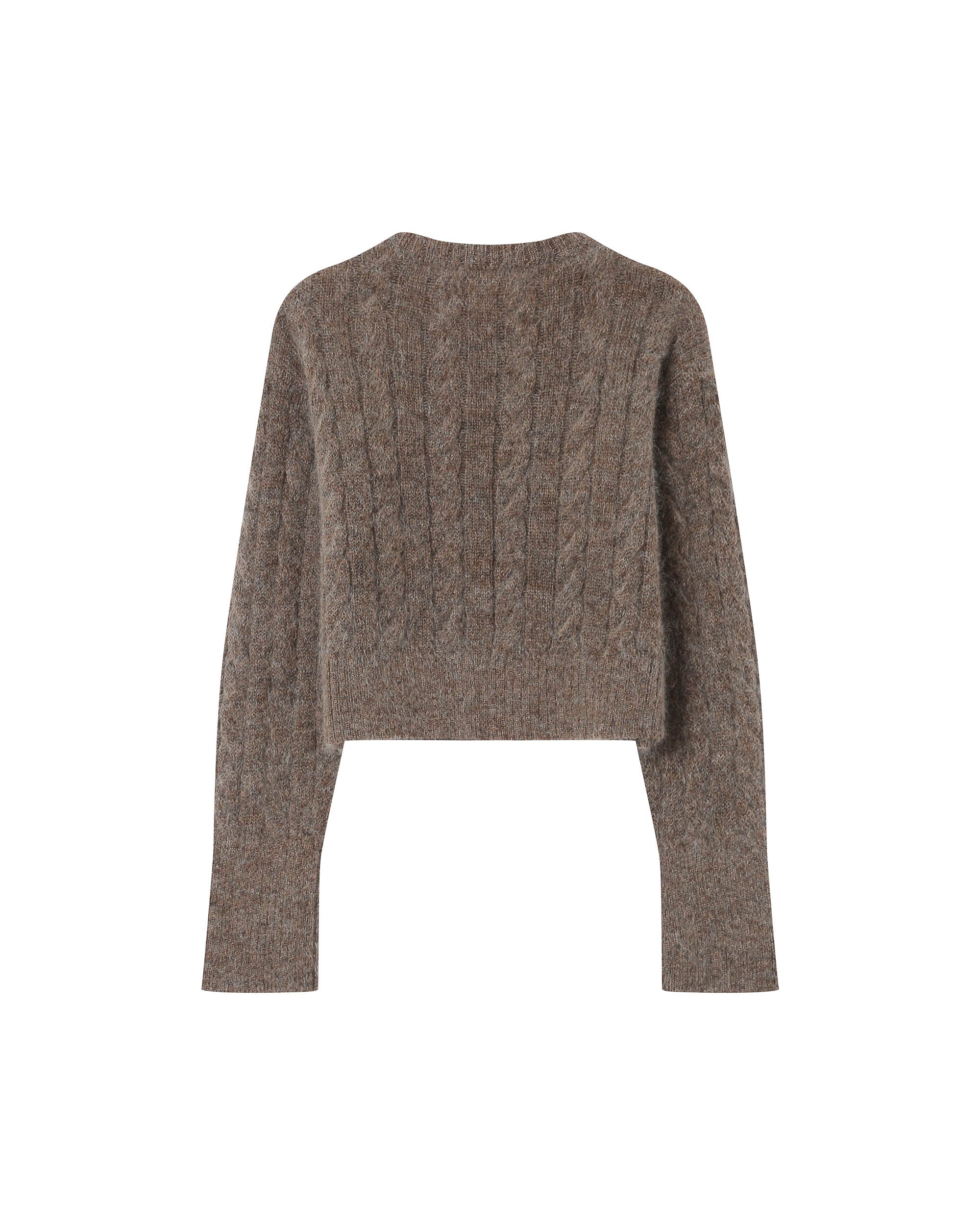 Pull Torsade Taupe Sabin