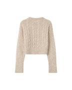 Vanilla Cable-Knit Jumper Sabin