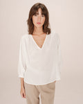 Blouse Droite Fluide Ivoire Solo