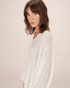Blouse Droite Fluide Ivoire Solo
