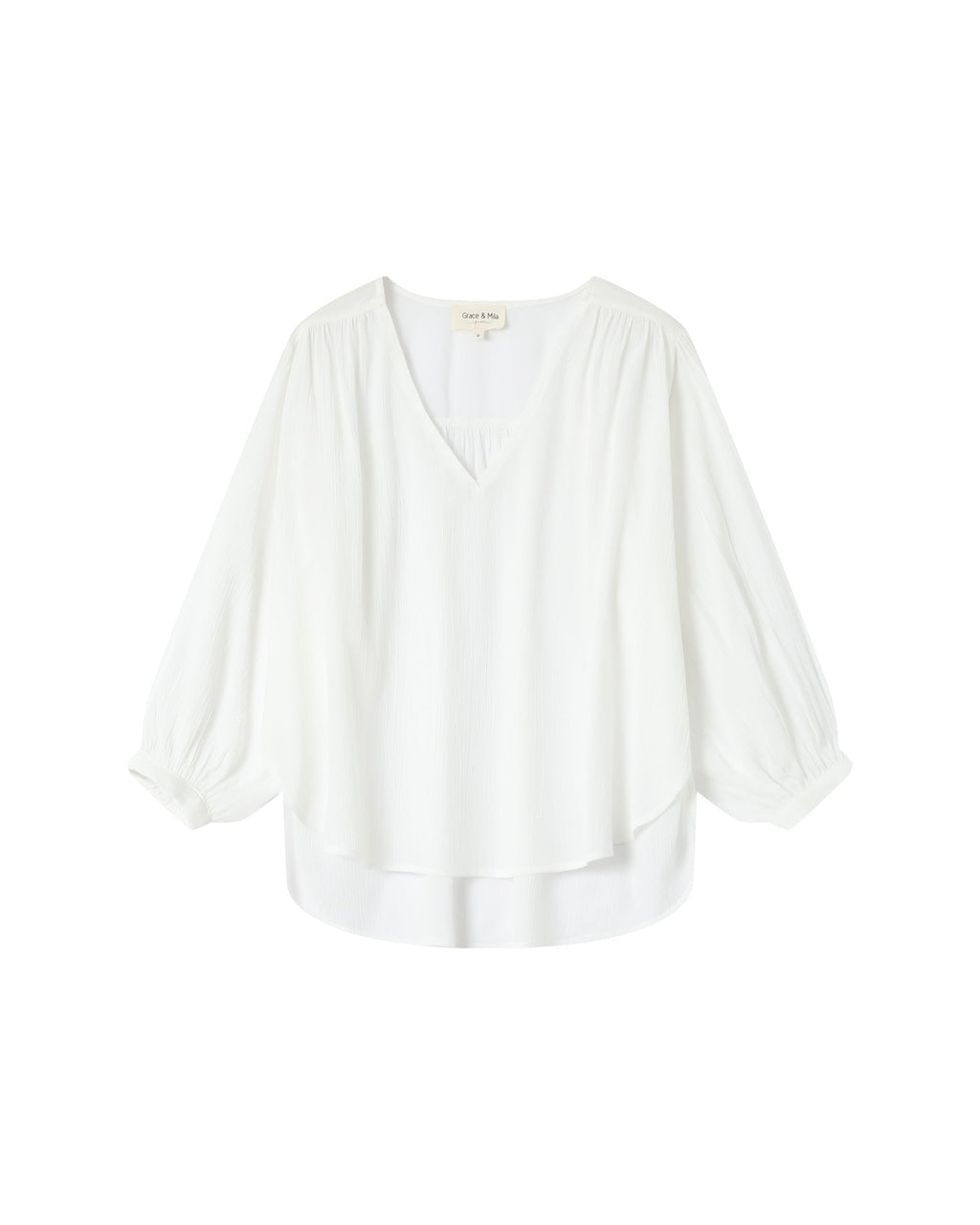 Blouse Droite Fluide Ivoire Solo