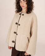 Manteau Oversize Ecru Simon