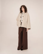 Manteau Oversize Ecru Simon