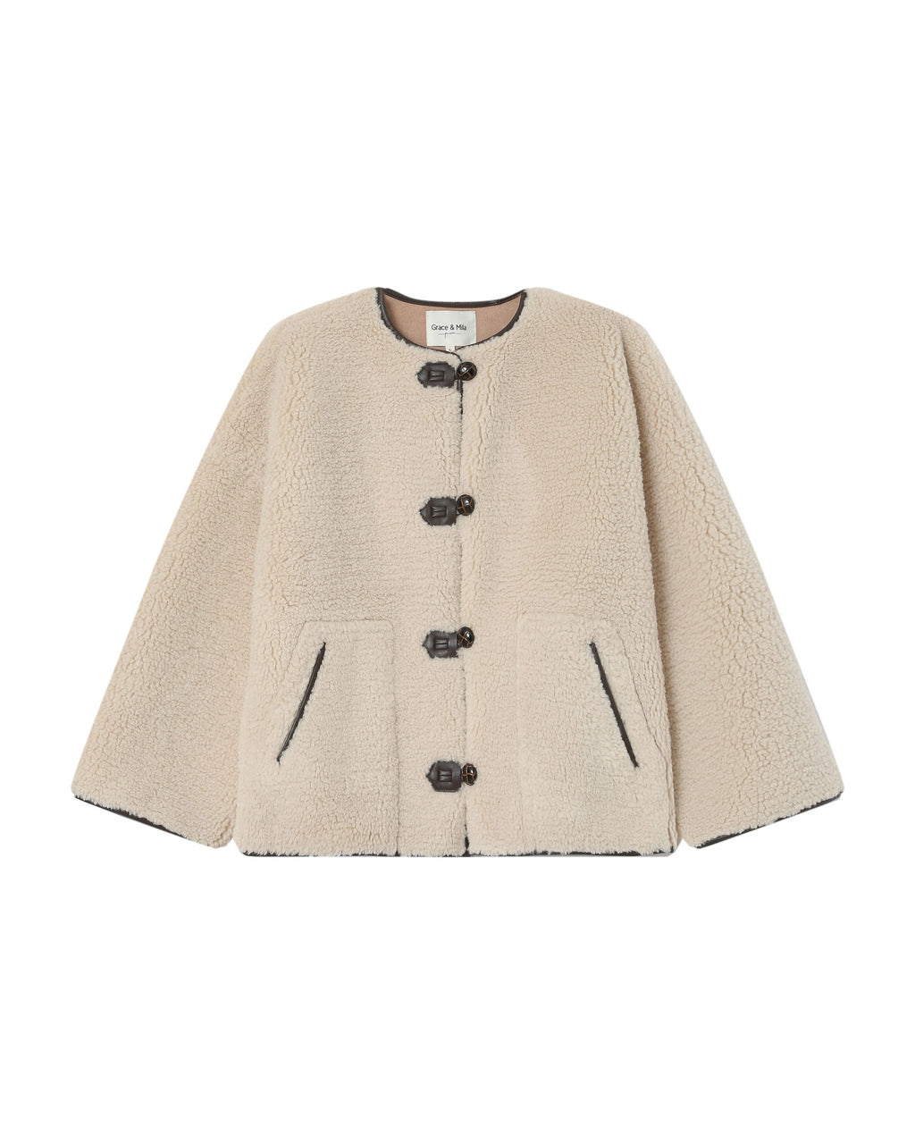 Manteau Oversize Ecru Simon