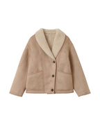 Manteau Beige Rose Swan