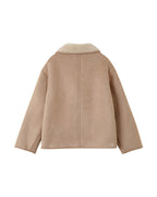 Manteau Beige Rose Swan