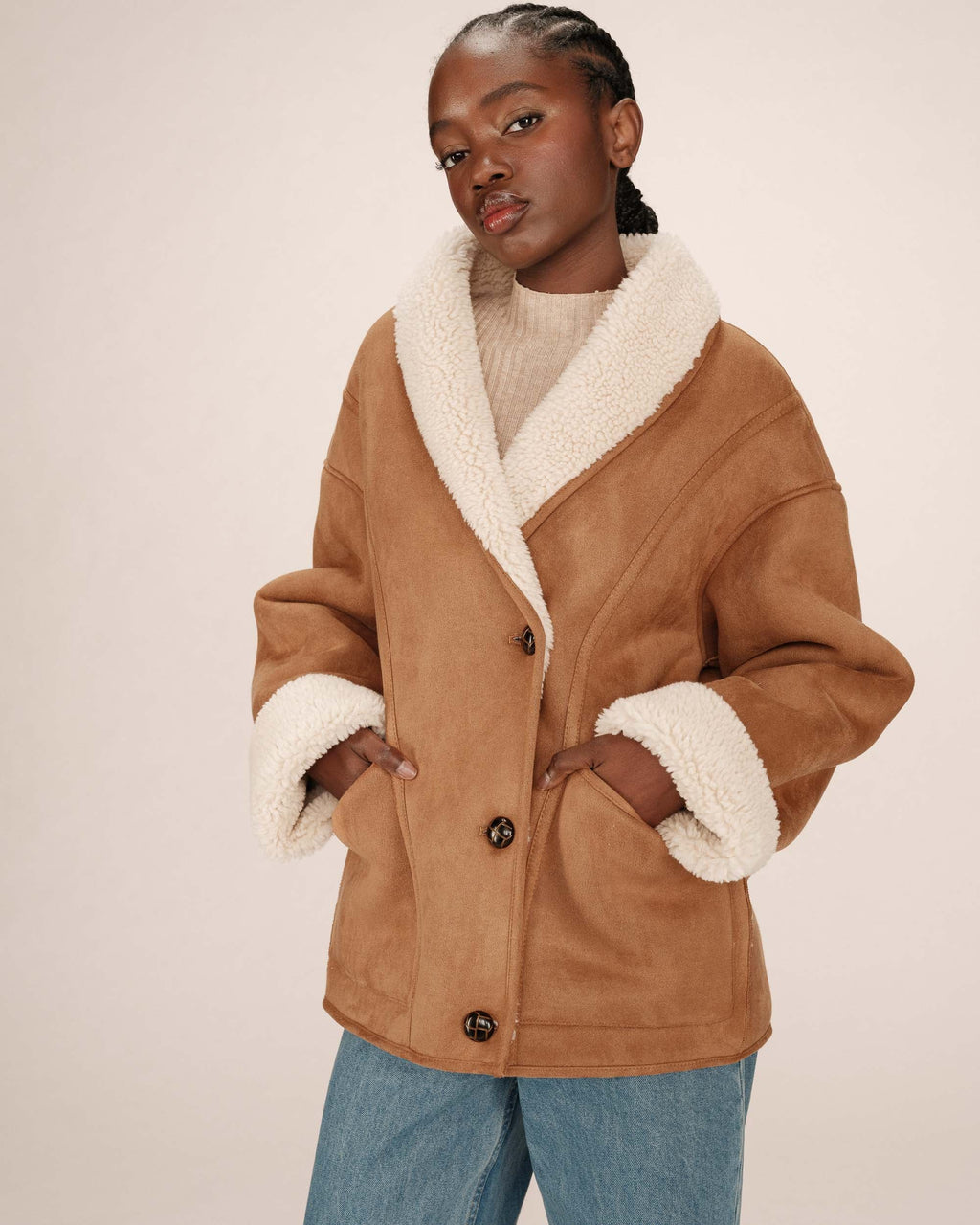 Camel Swan Coat