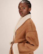 Camel Swan Coat