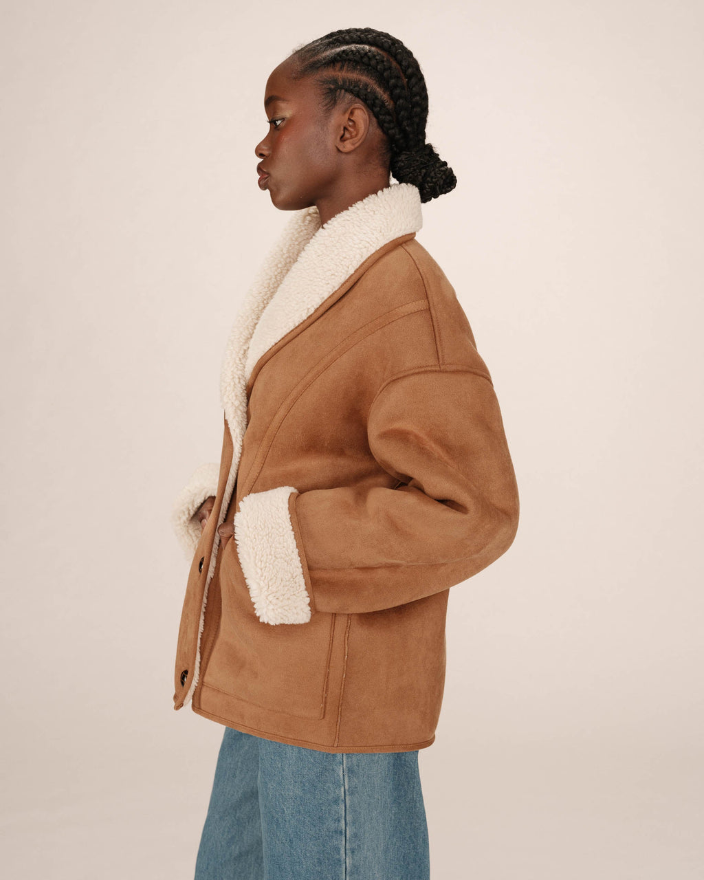 Camel Swan Coat