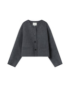 Veste Boxy Anthracite Stomy