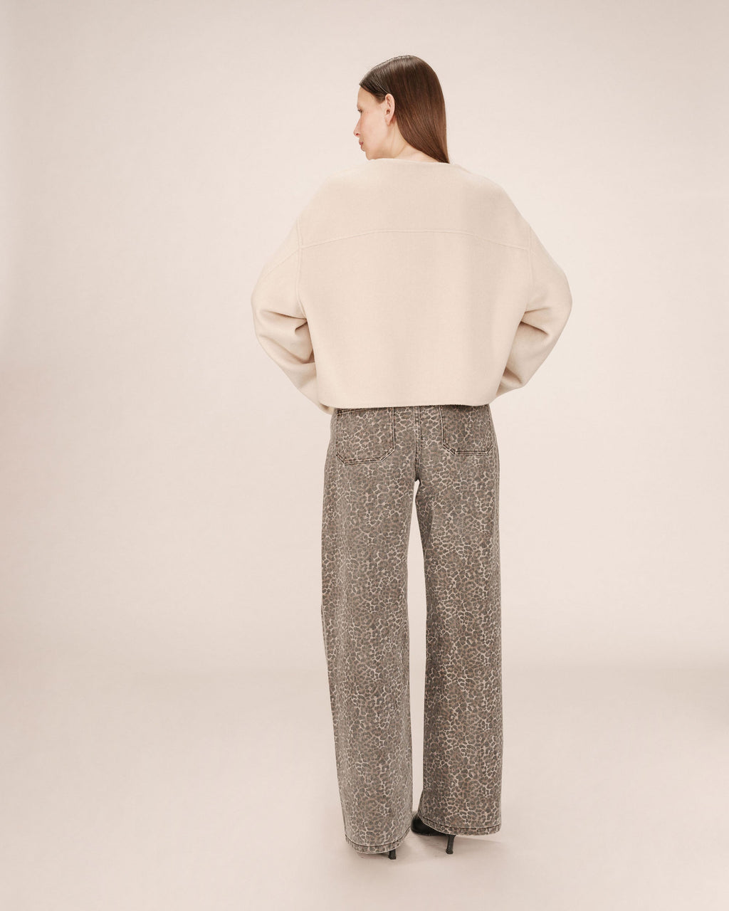 Greige Boxy Jacket Stomy