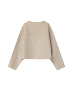 Greige Boxy Jacket Stomy