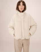 Doudoune Courte Beige Sonic