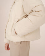 Doudoune Courte Beige Sonic