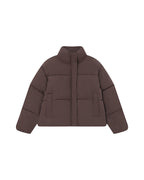 Sonic Short Puffer Jacket - Chocolate