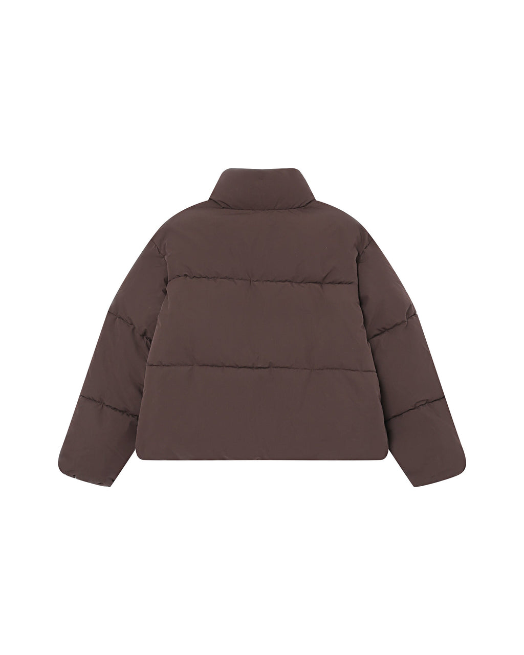 Sonic Short Puffer Jacket - Chocolate