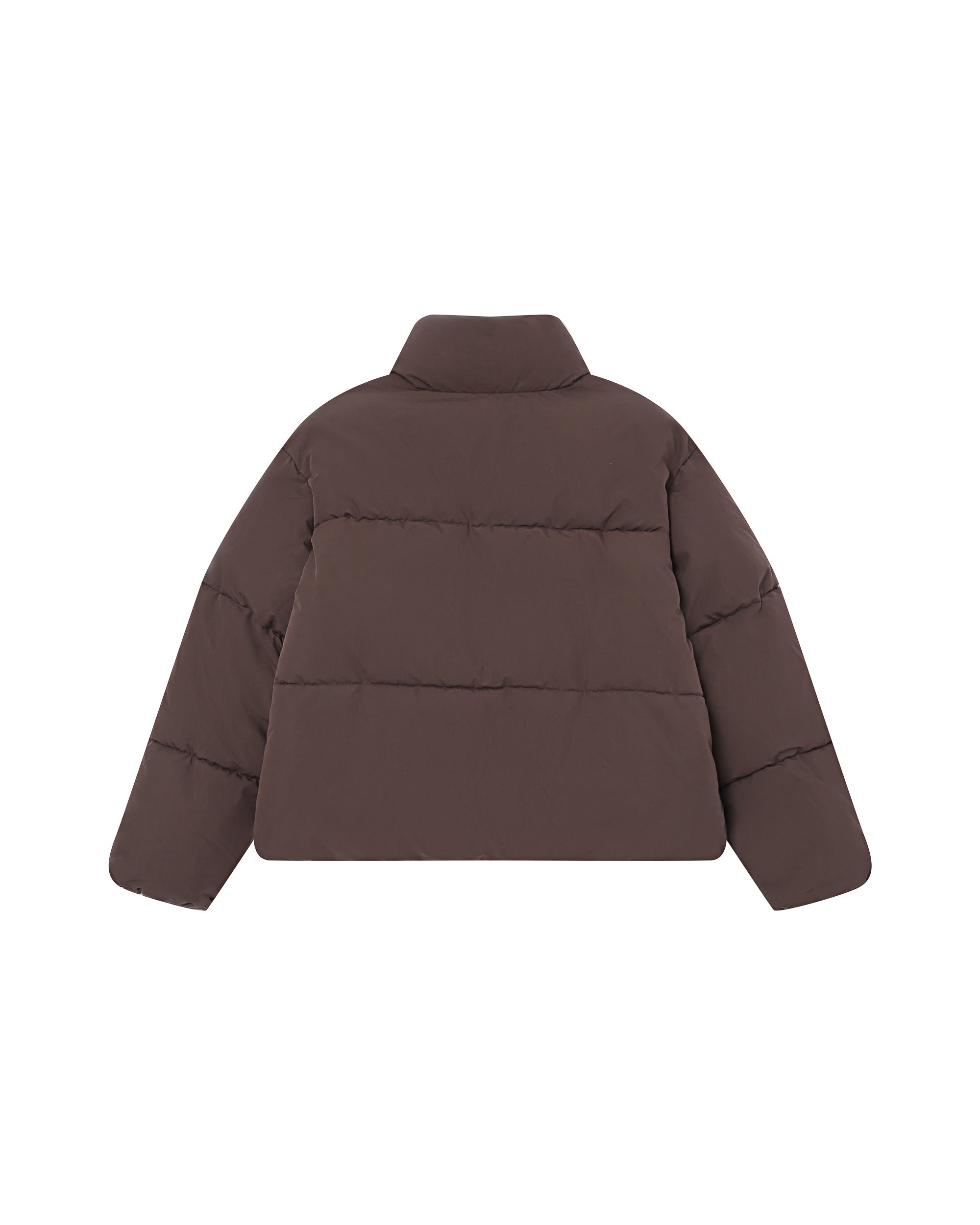 Sonic Short Puffer Jacket - Chocolate