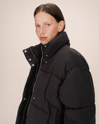 Sonic Short Black Puffer Jacket