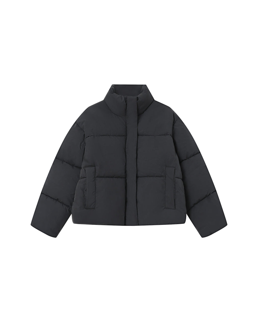 Sonic Short Black Puffer Jacket