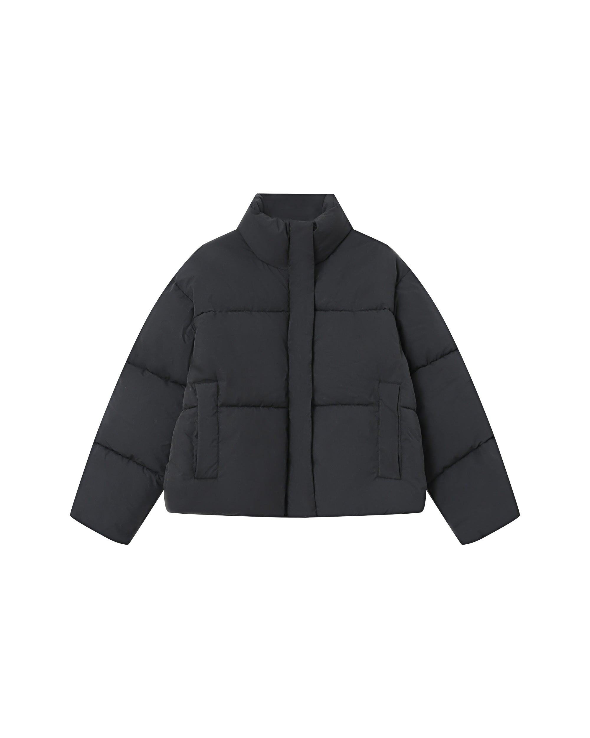 Sonic Short Black Puffer Jacket