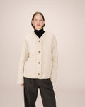 Doudoune Matelassée Beige Shania