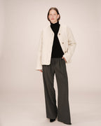 Doudoune Matelassée Beige Shania