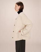 Doudoune Matelassée Beige Shania