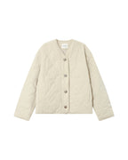 Doudoune Matelassée Beige Shania