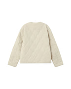 Doudoune Matelassée Beige Shania