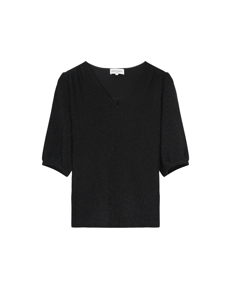 Top Timide - Noir