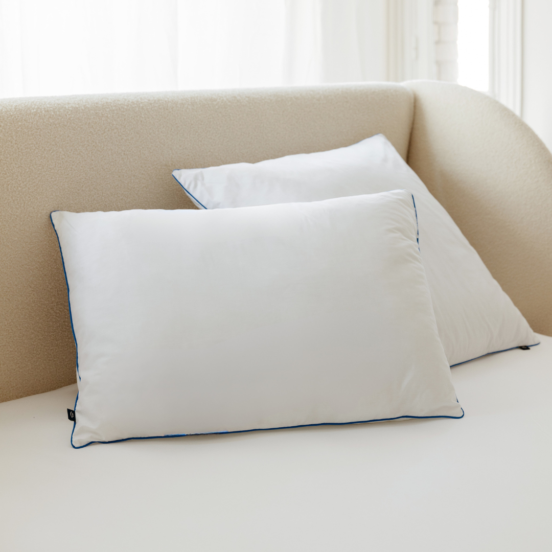 Set Of 2 Polyester Pillows - Fluffy