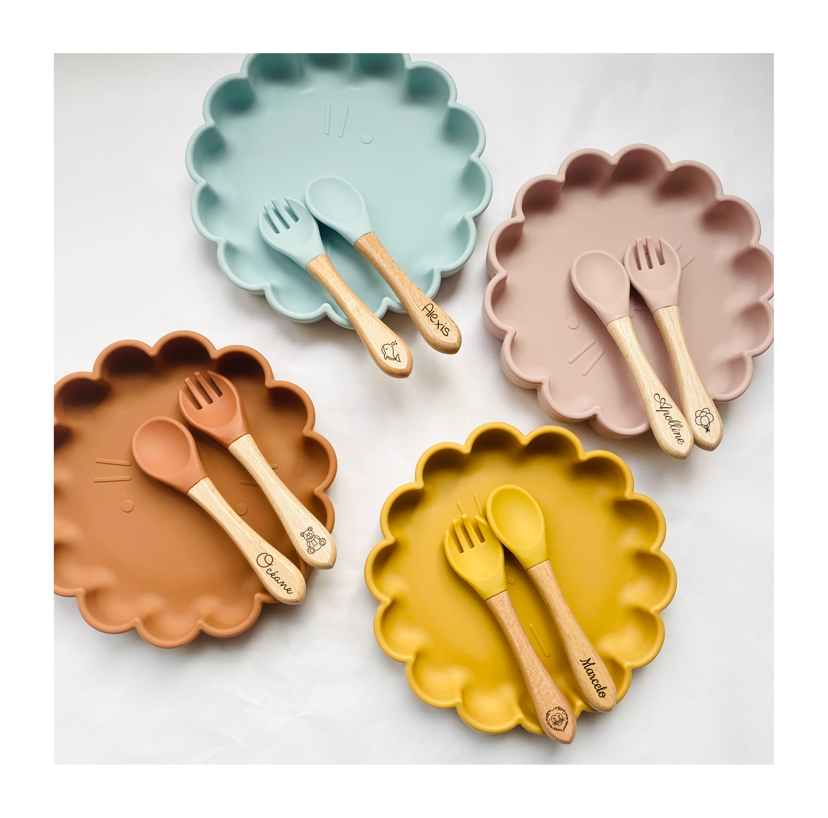 Gaston The Lion Plate (Customizable)