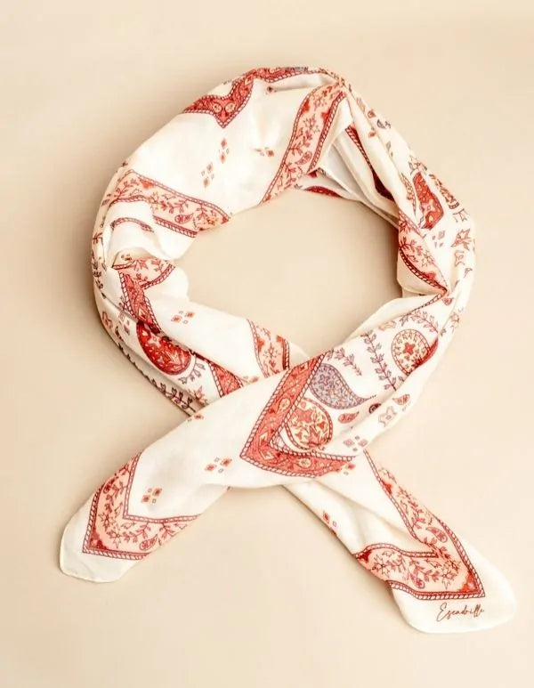 Cala Luna Scarf - Cotton Indian Pattern - Women